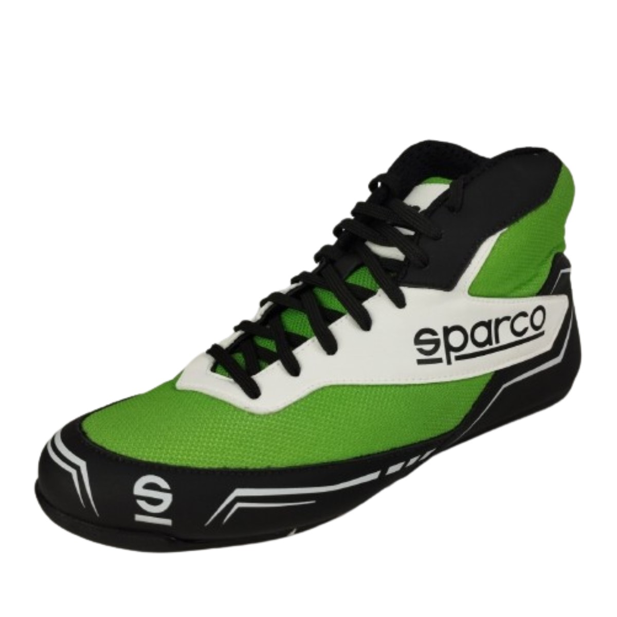 Sparco Chaussures Kart K-Pole Enfant Taille 36 Noir/Fluorescent - Bottes Karting