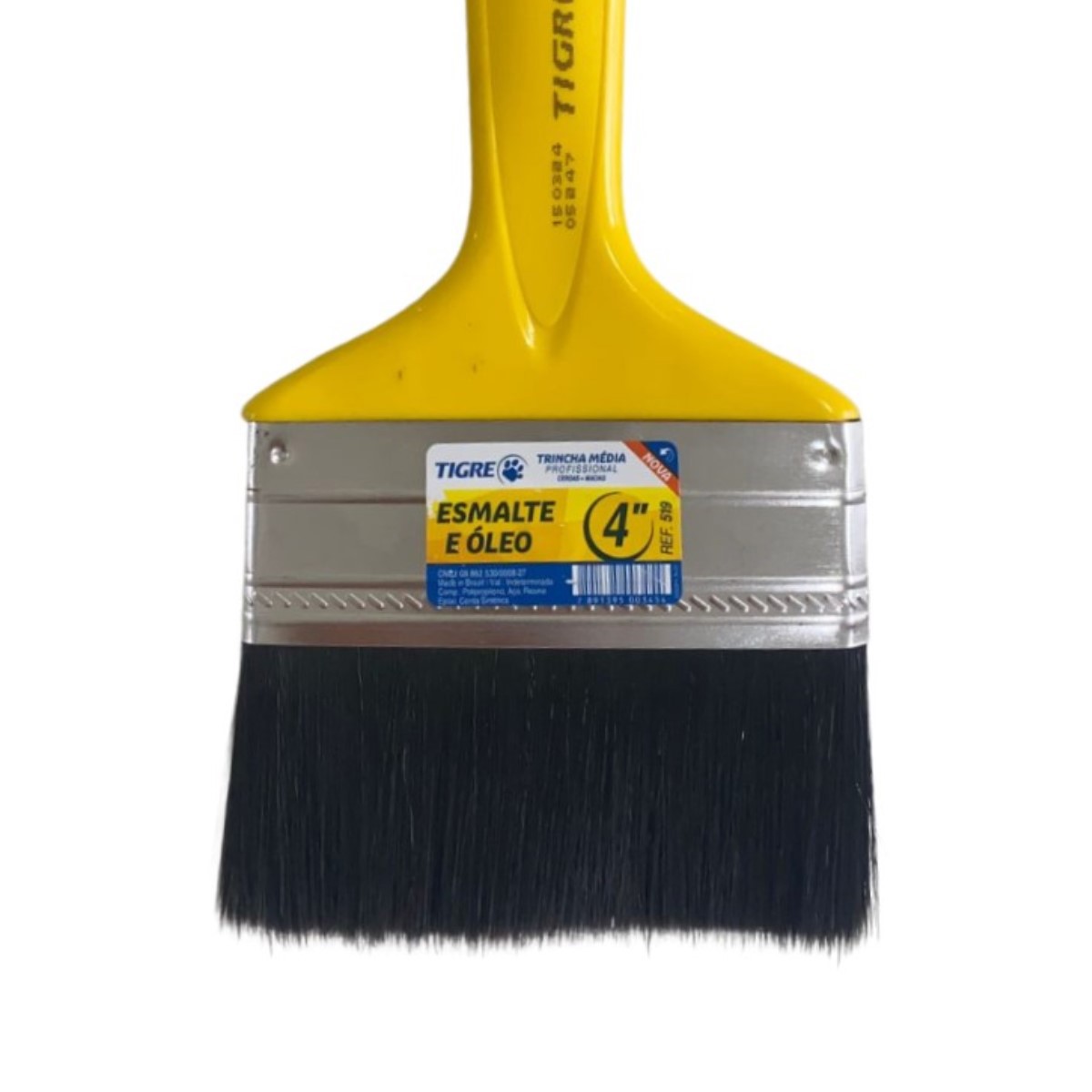 Kit 4 Trincha Pincel P/ Pintura Tinta Esmalte Óleo 4'' Tigre - BARADEL ...