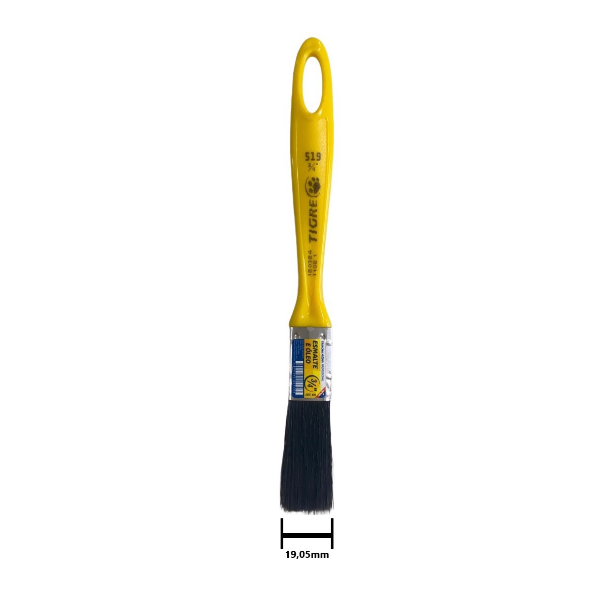 Kit 4 Trincha Pincel Pintura Tinta Esmalte Óleo 3/4'' Tigre - BARADEL ...