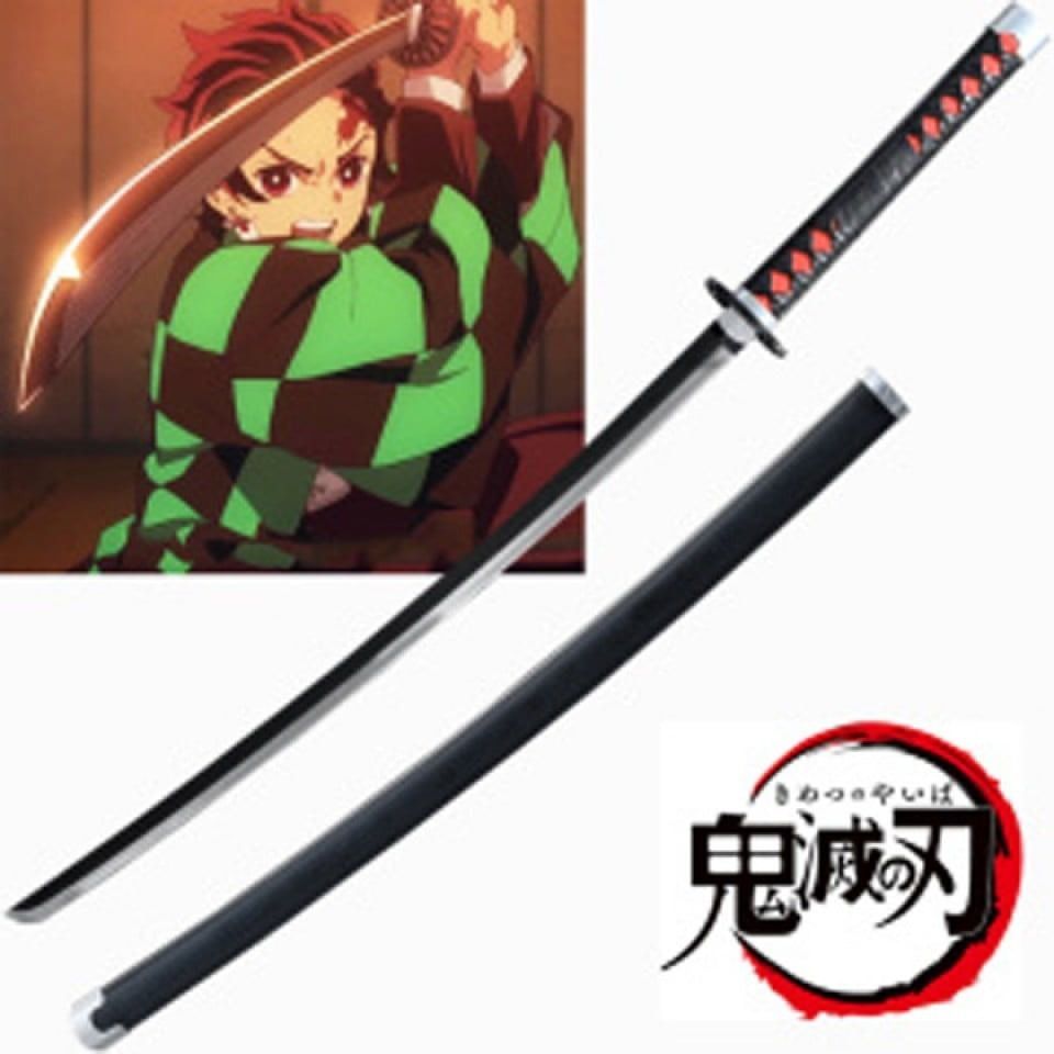 Espada Demon Slayer Tanjiro Kamado Em Aço Kimetsu No Yaiba - Tenda