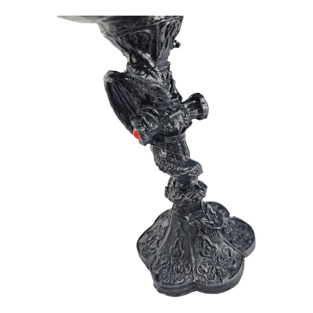 OTARTU Calice In Acciaio Inossidabile Medievale Con Drago Calice In Acciaio Inossidabile Con Scheletro Di Drago Gotico Ossario Tazze Da Vino 7oz~p115192895 - 3