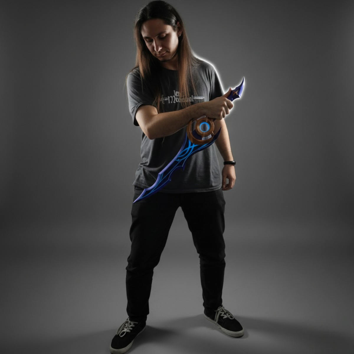 Adaga Sombra da Lua Solo Leveling Fade em Aço | Tenda Medieval - Tenda ...