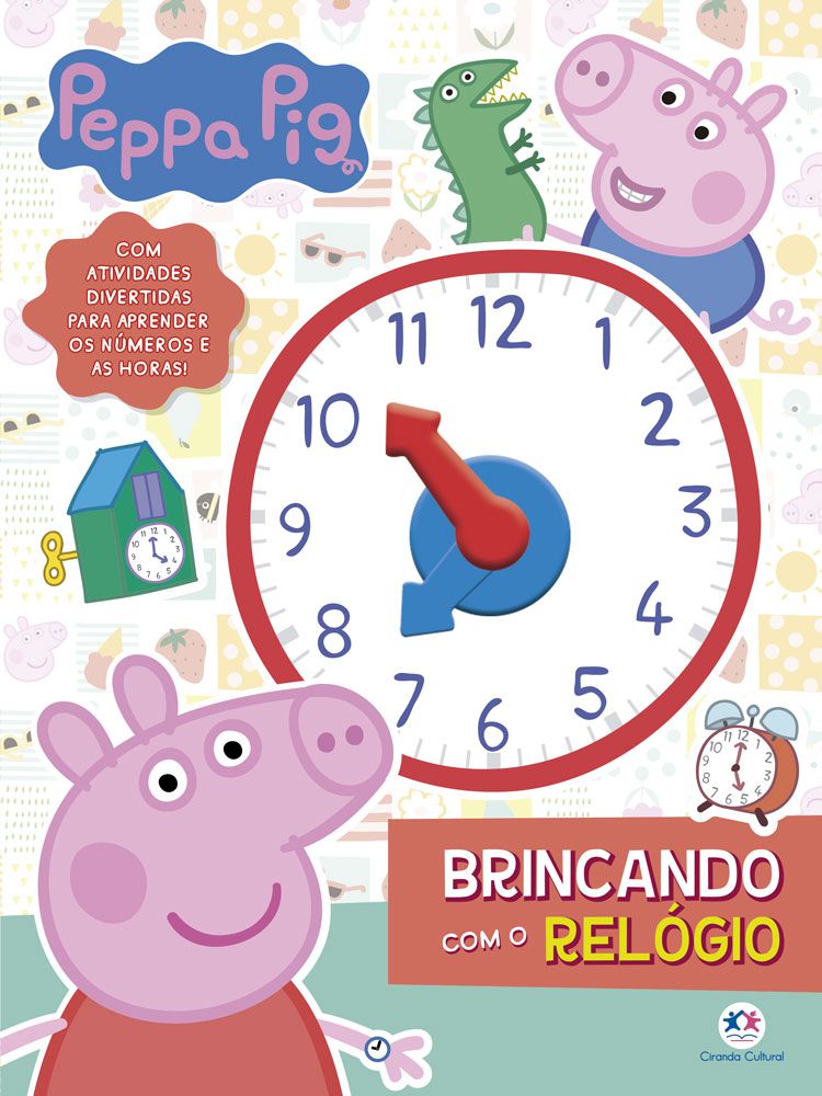 Atividade Colorir Especial – Peppa Pig com 12 lápis de cor grande