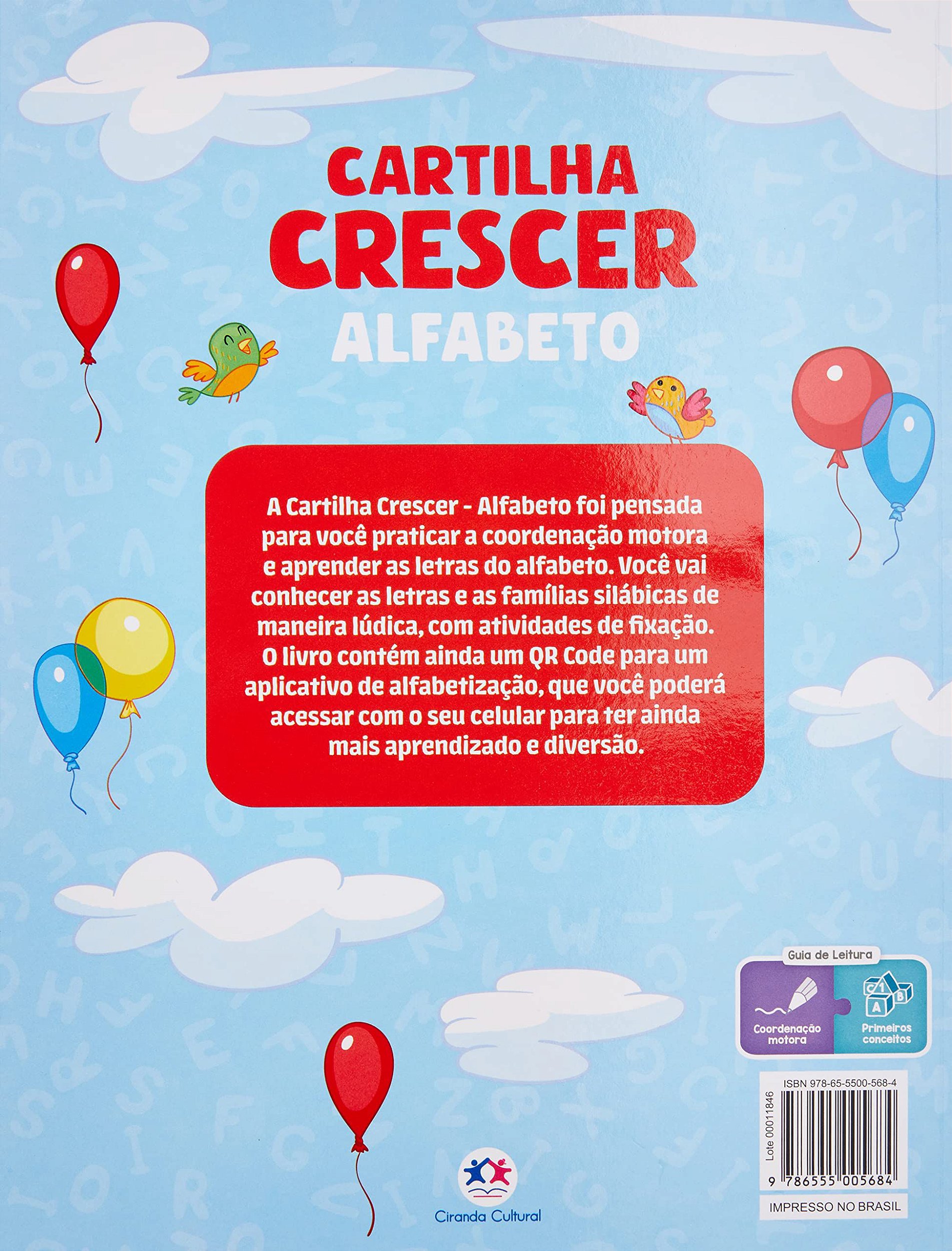 Cartilha Crescer - Alfabeto - Aquarela Livros