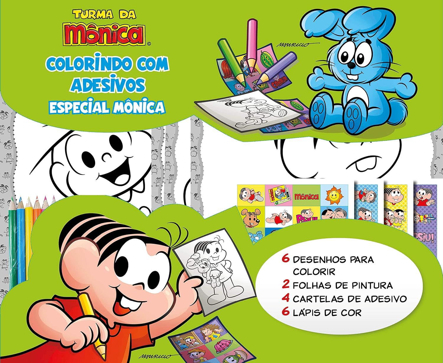 desenho pintar turma da monica  Monica para colorir, Desenho da monica,  Turma da monica colorir