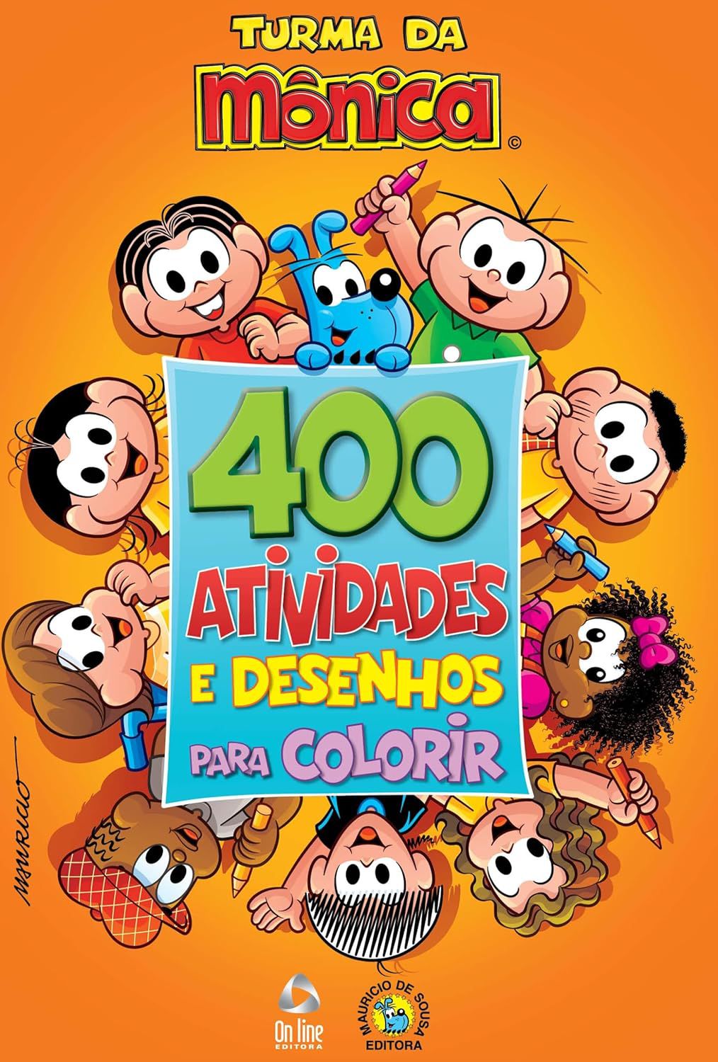 Livro para Colorir Turma da Mônica com Aquarela - Livros de