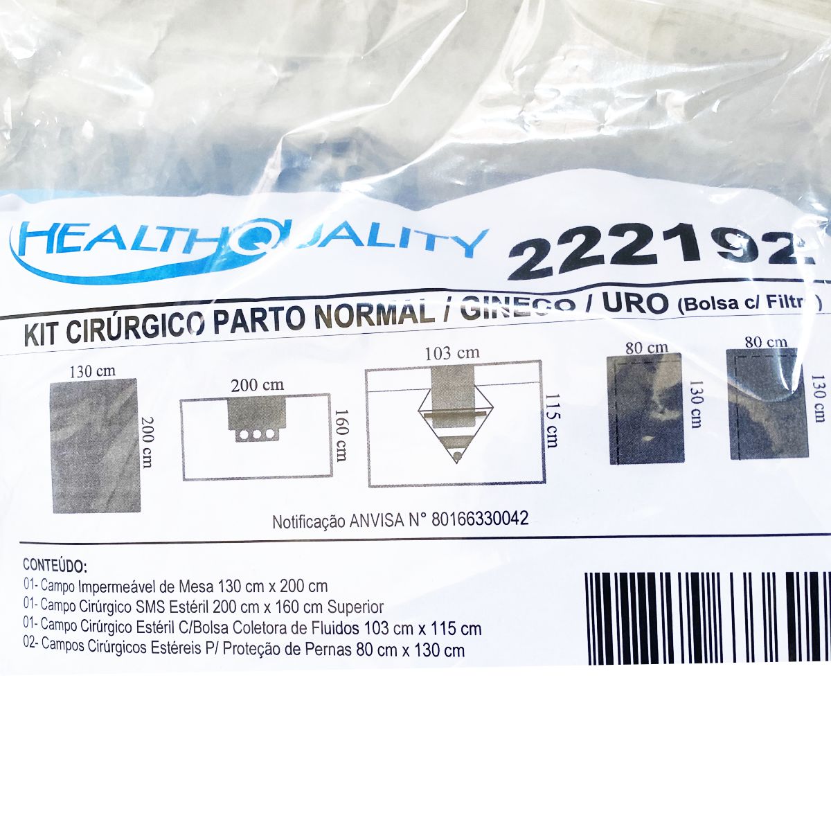 Kit Cirúrgico Parto Normal Ginecologia Urologia Estéril - ACHealth