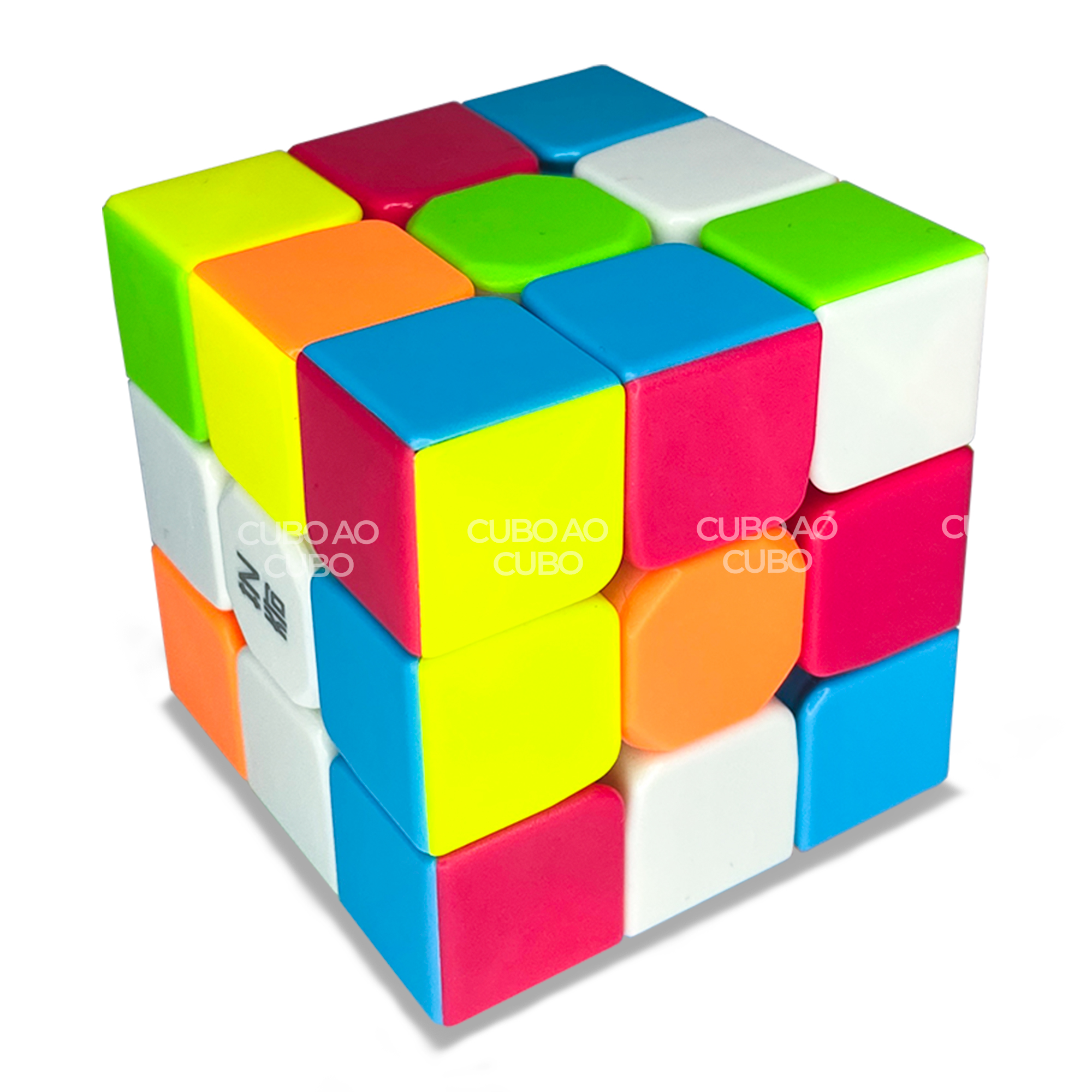 Cubo Mágico Profissional 3x3x3 qiyi Warrior W - original no Shoptime