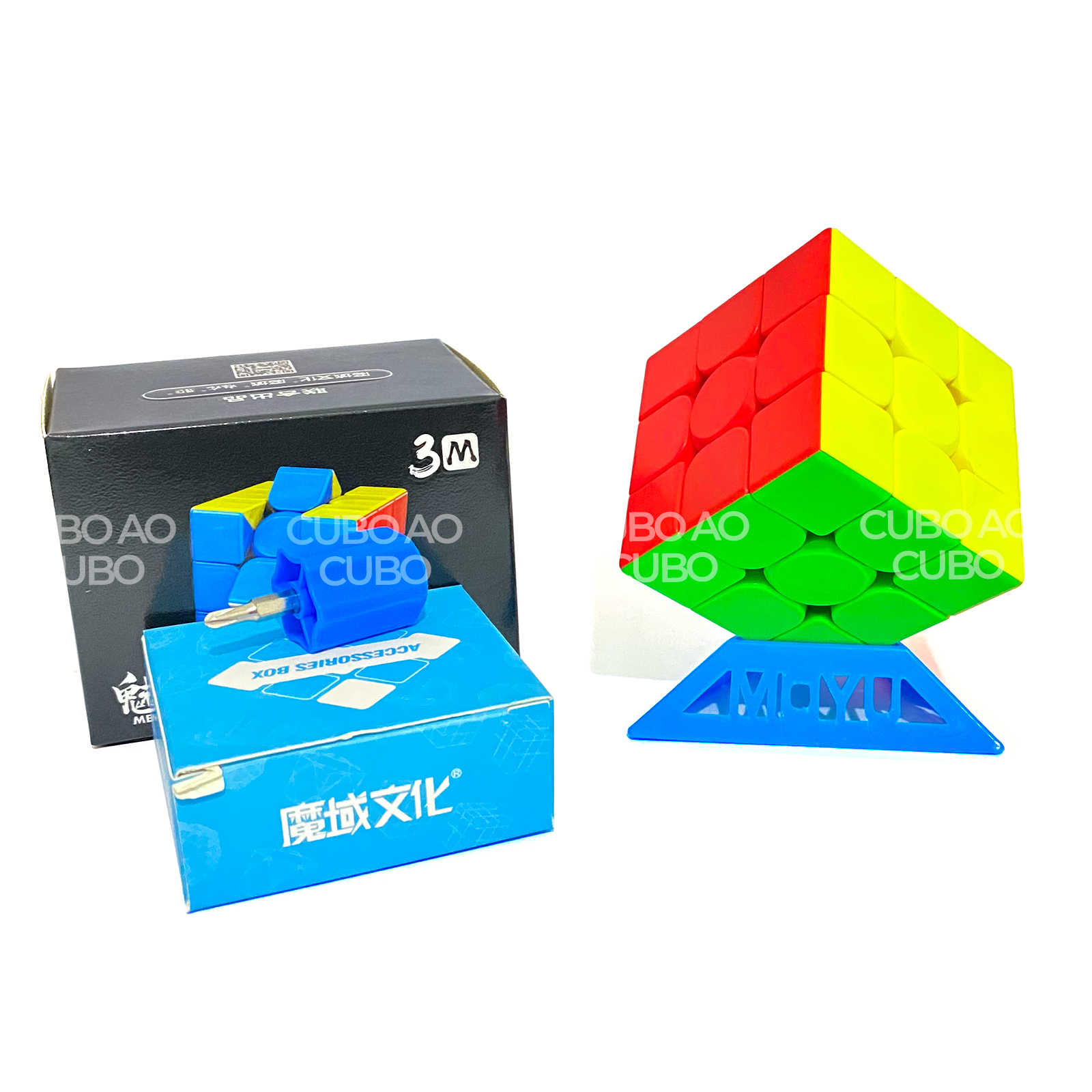 Cubo Mágico Profissional 3x3x3 Moyu Meilong Stickerless - Sofia