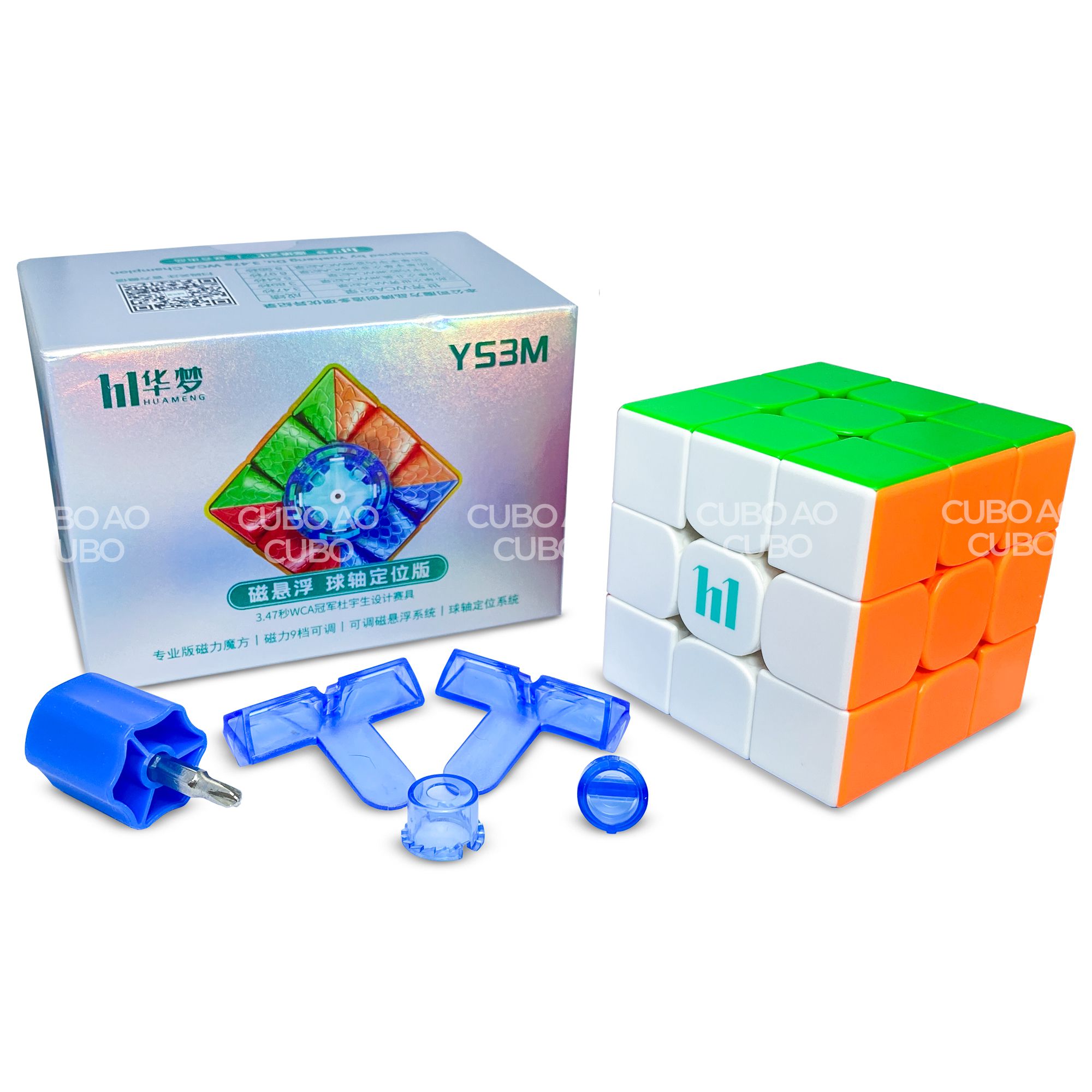 Cubo Magico 3x3x3 Moyu Super RS3M Magnetico - Cubo Store - Sua Loja de Cubo  Magico Online