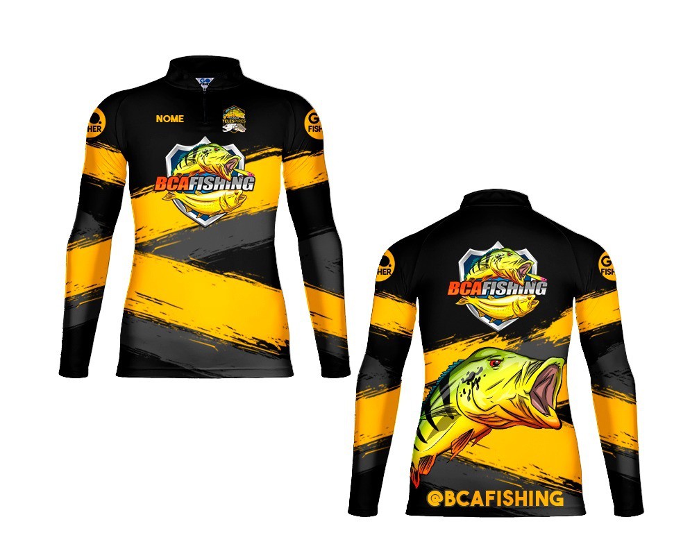 Camisas de pesca esportiva personalizadas alta qualidade