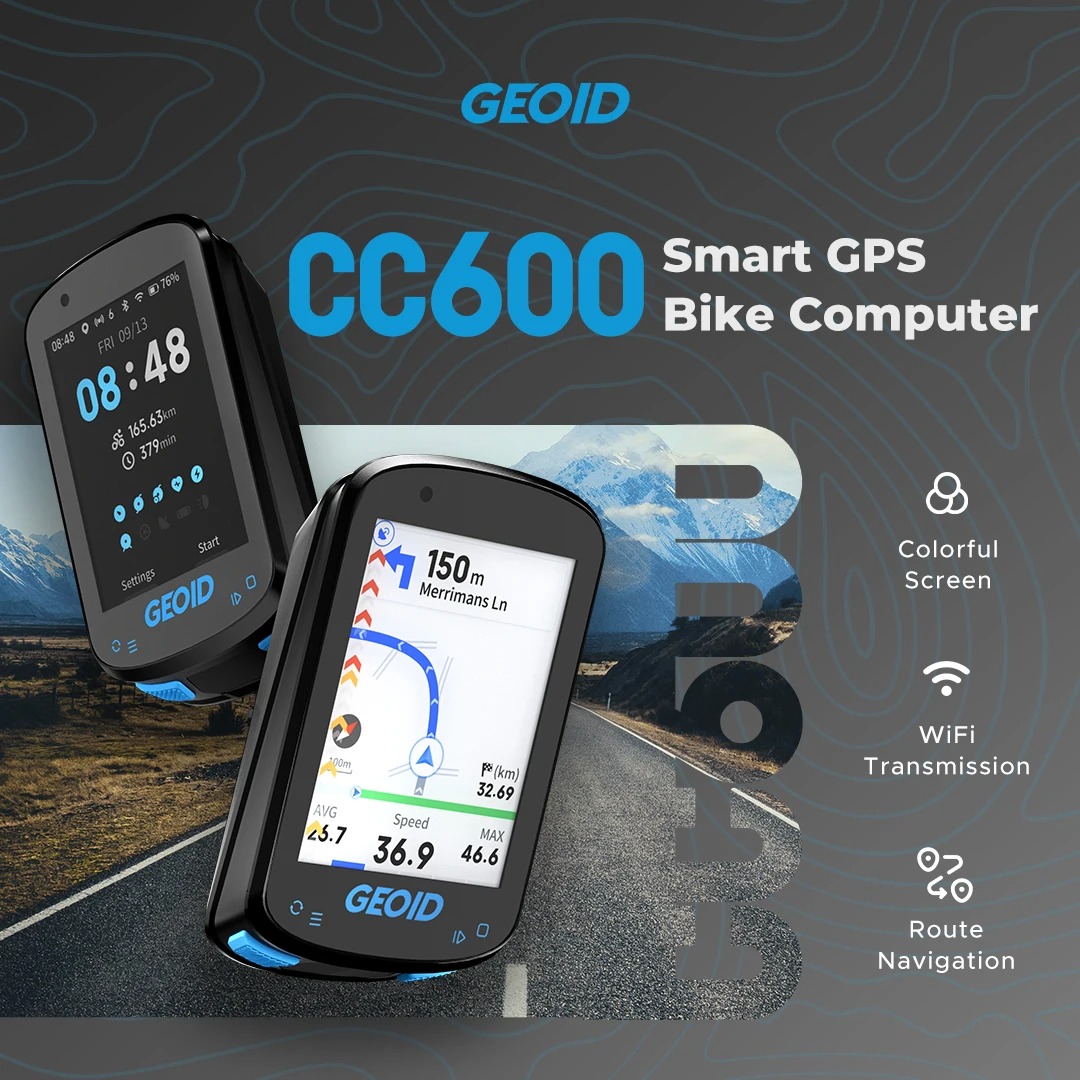 Gps Ciclocomputador Navegador Bicicleta Bike GPS Geoid CC600