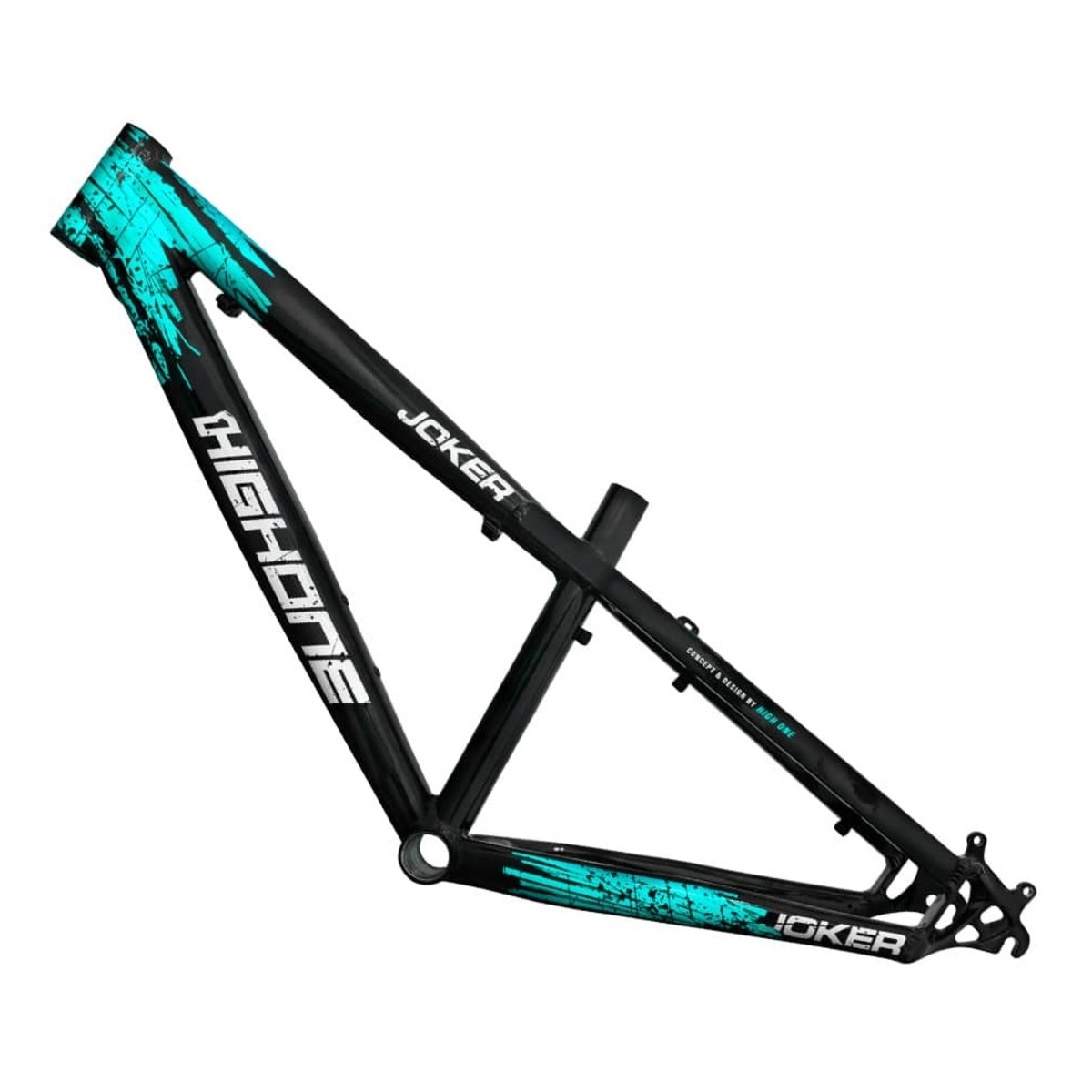 Quadro Bicicleta Bike Bmx Grau Highone Freeride Joker Aro 26