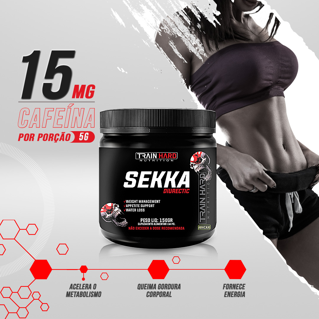 Sekka Durectic Sabor Abacaxi 150g - Queima de Gordura Rápida