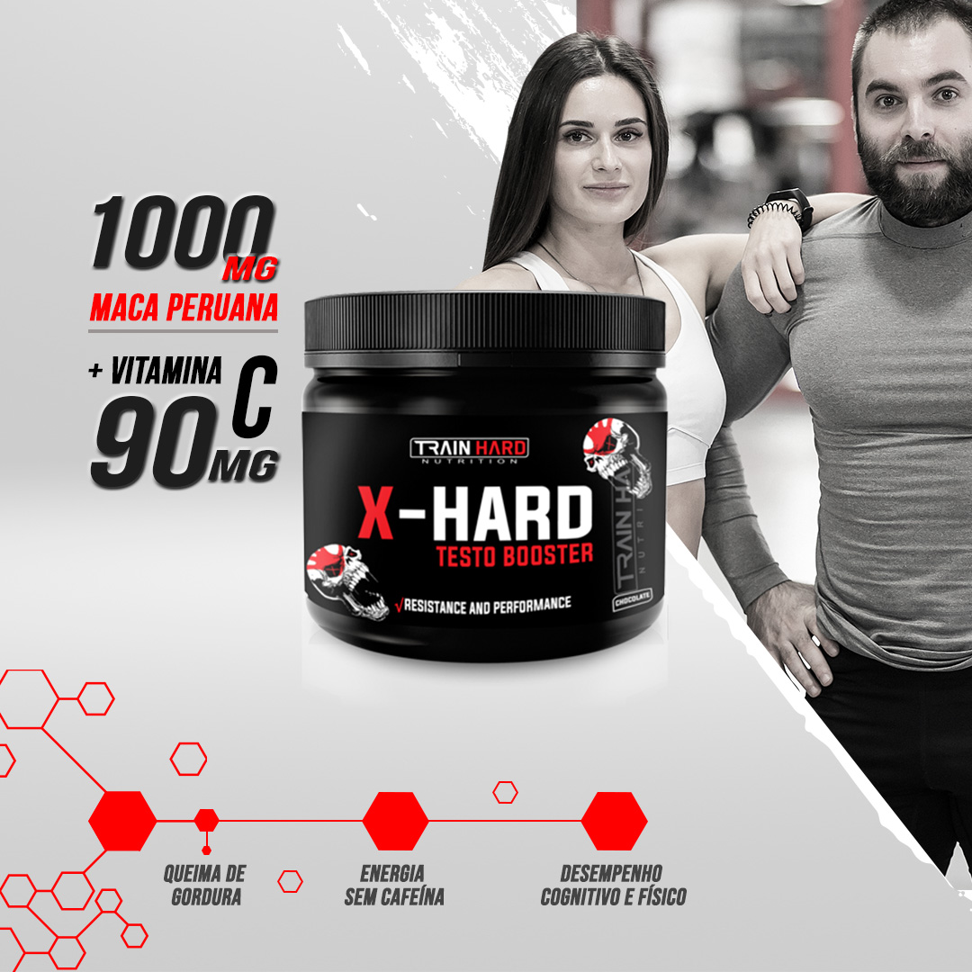 X-Hard Pré Hormonal 150g Sabor Chocolate - Train Hard Nutrition