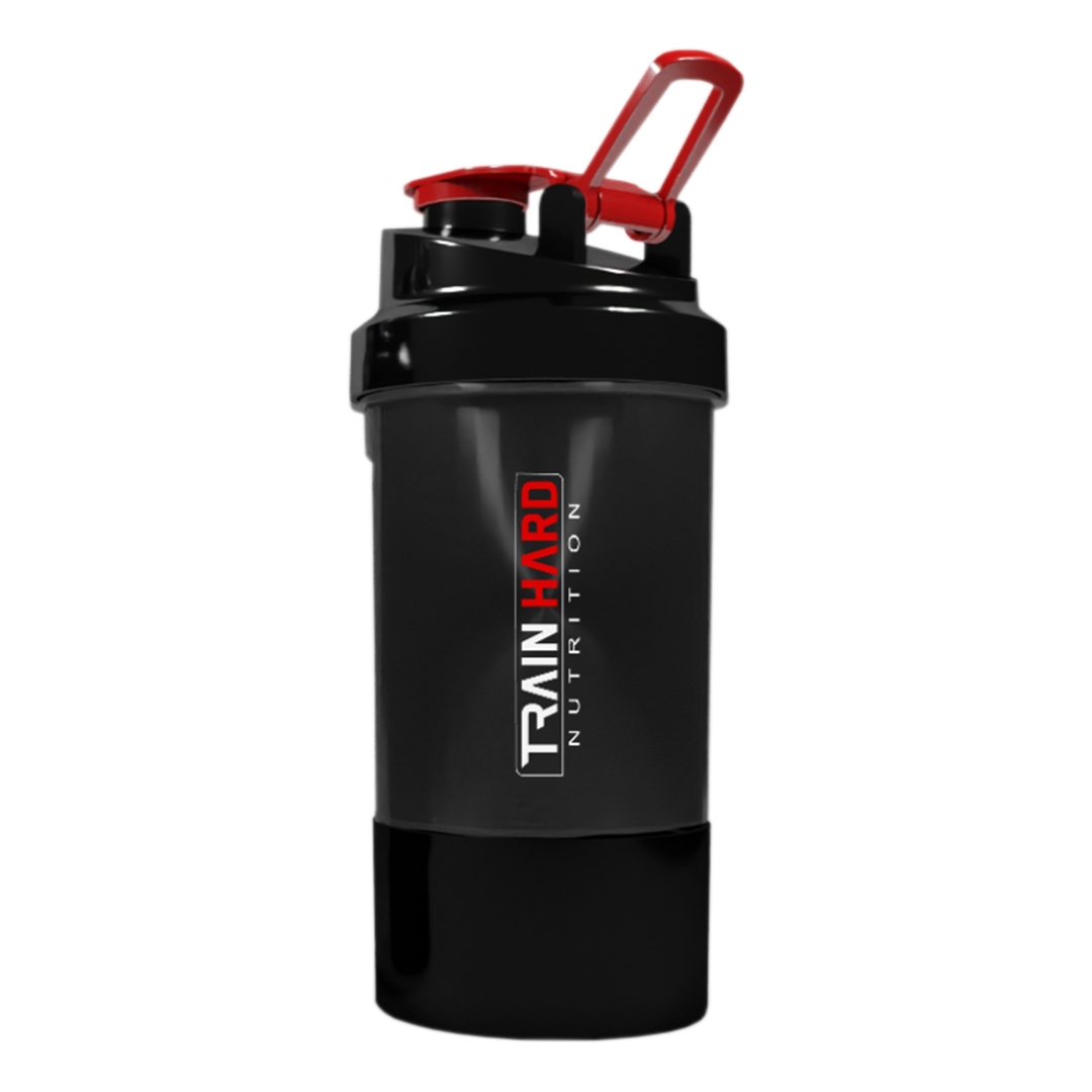 Coqueteleira Academia 400ml Shaker Misturador Compartimento Train
