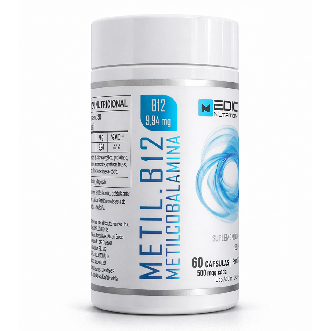 Metil B12 Metilcobalamina 9,94mg - Foco e Energia | Medical Nutrition ...