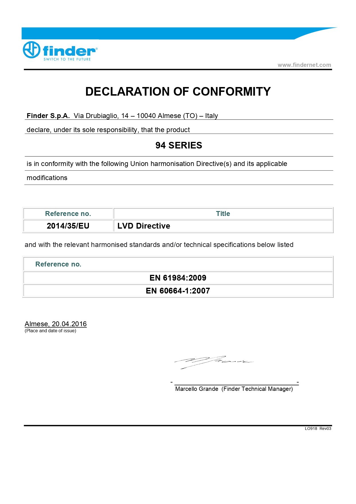 Finder Base Trilho Para Relé 5534 - 9474SMA - Alucel Suprimentos ...