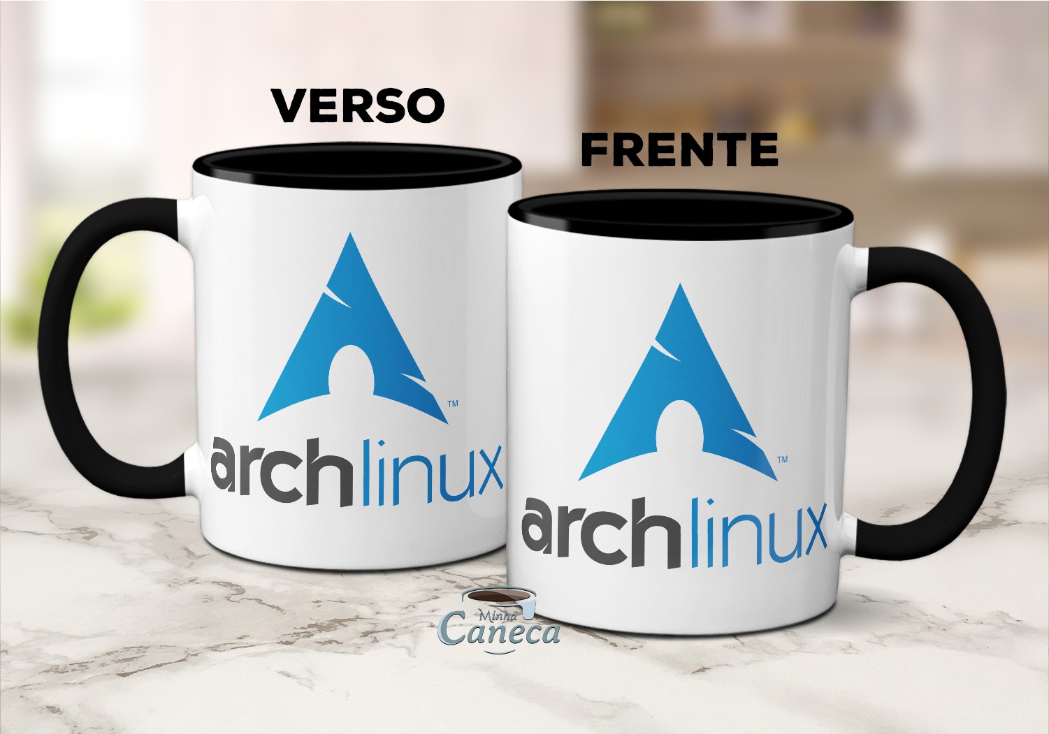 Caneca Arch Linux Logo Programação Sistema Operacional - Minha Caneca