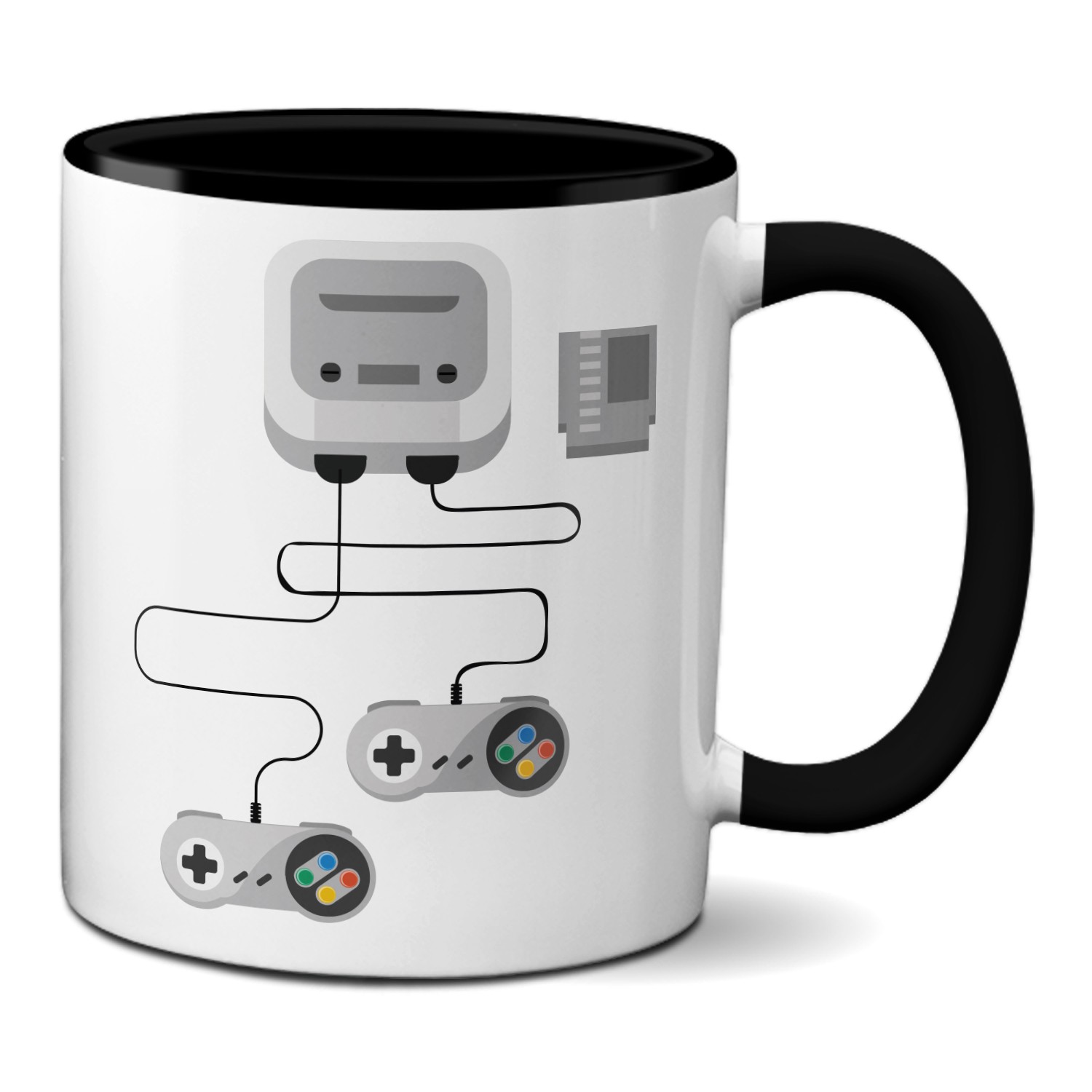 Caneca contra nes games jogos antigos