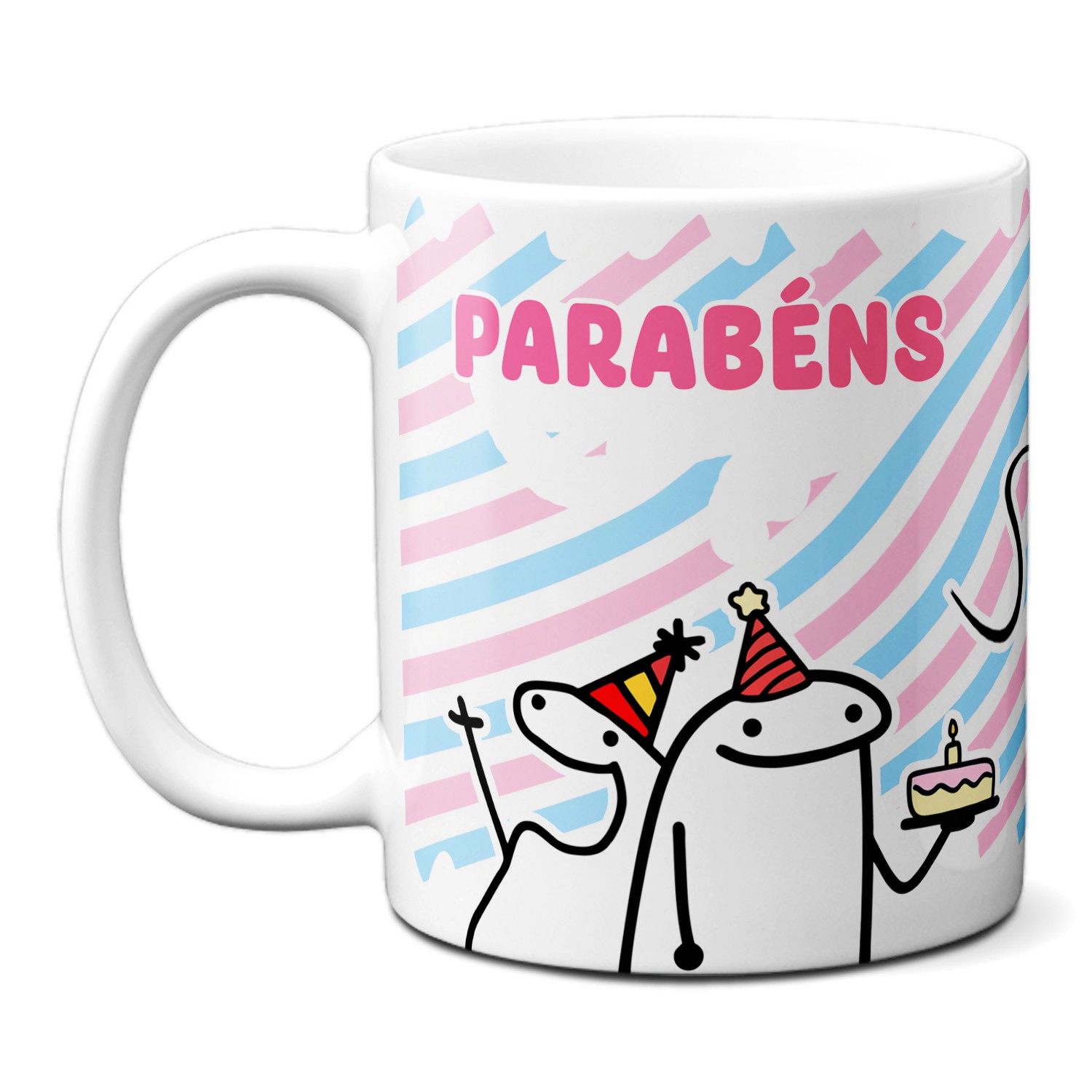 Caneca Flork Meme Engraçada Aniversário