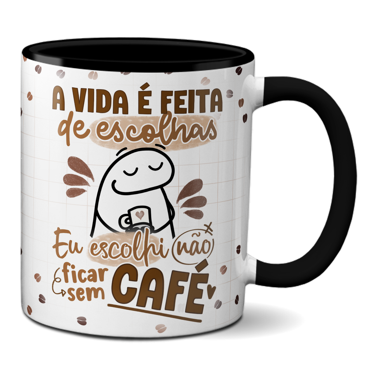 Caneca Personalizada Meme Flork - Amor da Minha Vida - Caneca