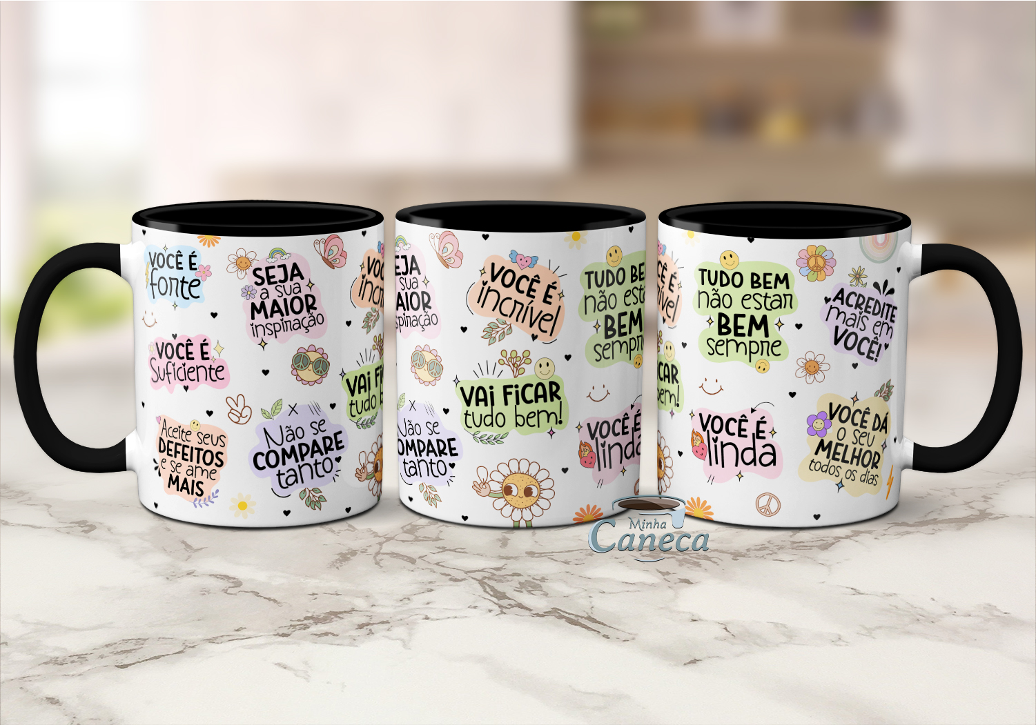 Caneca Motivacional Você é Forte Suficiente Linda Incrível Minha Caneca Caneca Motivacional Você é Forte Suficiente Linda Incrível Minha Caneca