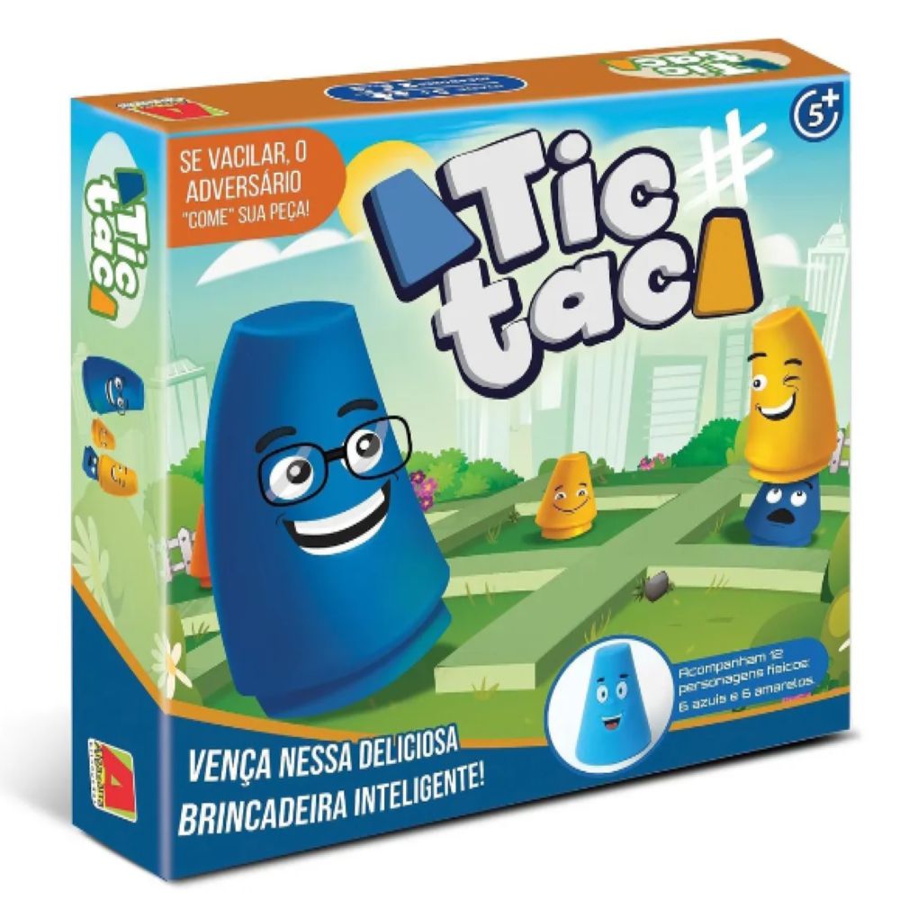 UGPLM Tic TAC Toe Jogo de tabuleiro XO Brinquedo de mesa Lazer inteligente  para crianças Adultos Entretenimento familiar Presentes exclusivos Jogos  de, Estilize um : : Brinquedos e Jogos