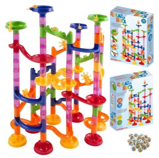 Pista de Montar Rola Bola - Steam Toy - Brinquedo Educativo - Pingu ...