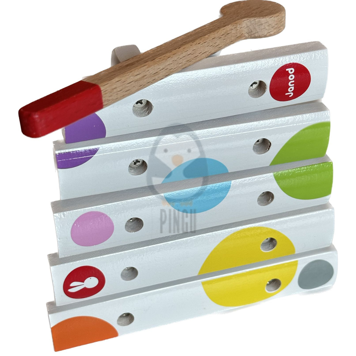 Janod Confetti Harmonica En Bois Pour Enfants - Instrument De Musique Pop Rock Dès 3 Ans