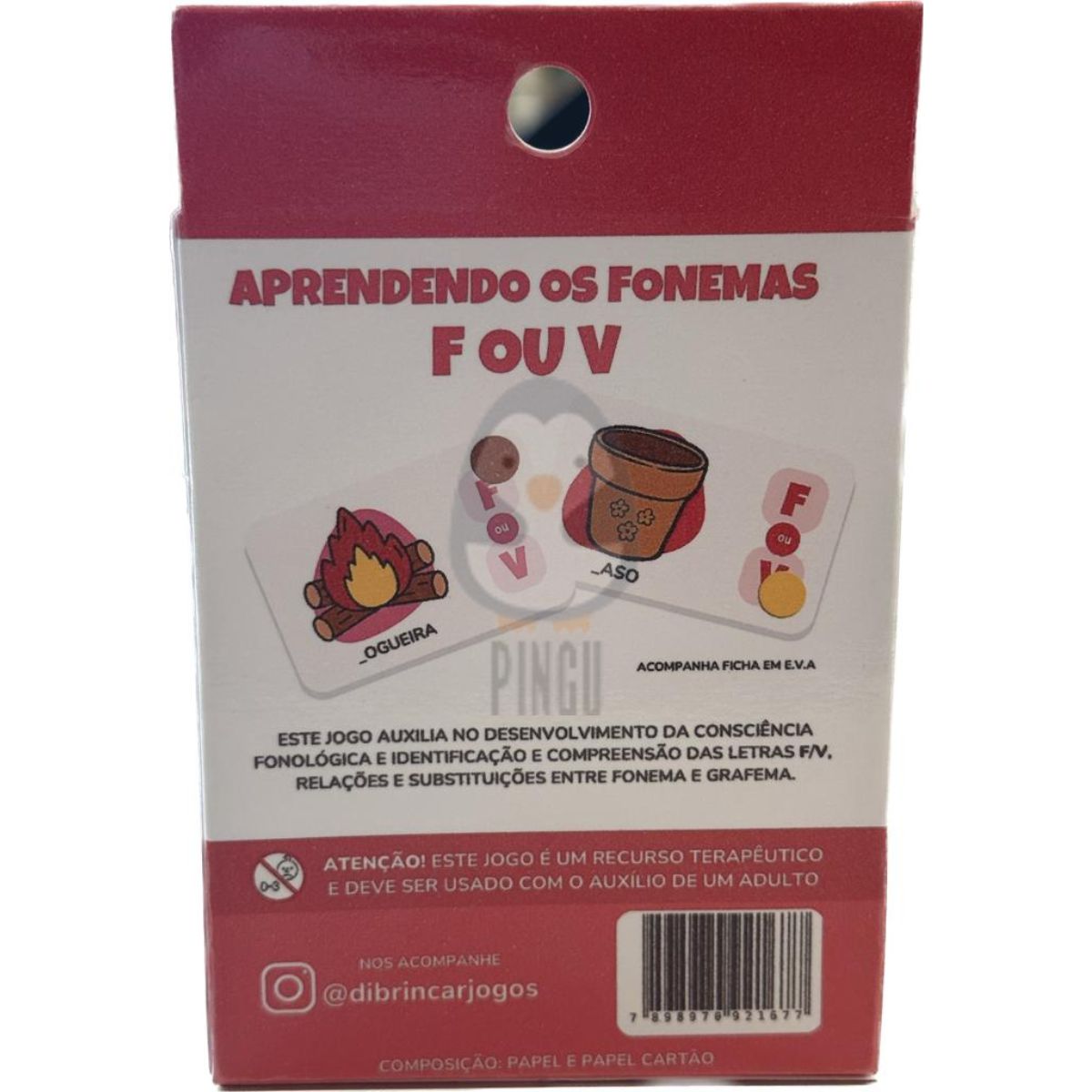 Colecao Fonemas F/V - Pingu Brinquedos