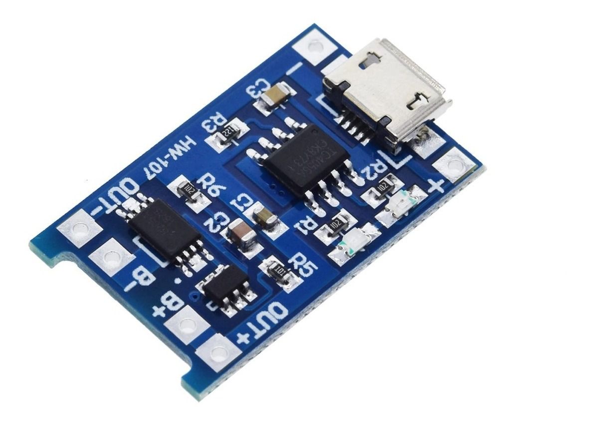 Módulo Carregador Bateria Litio Tp4056 *Micro Usb Hw-107 - Smartcomp ...