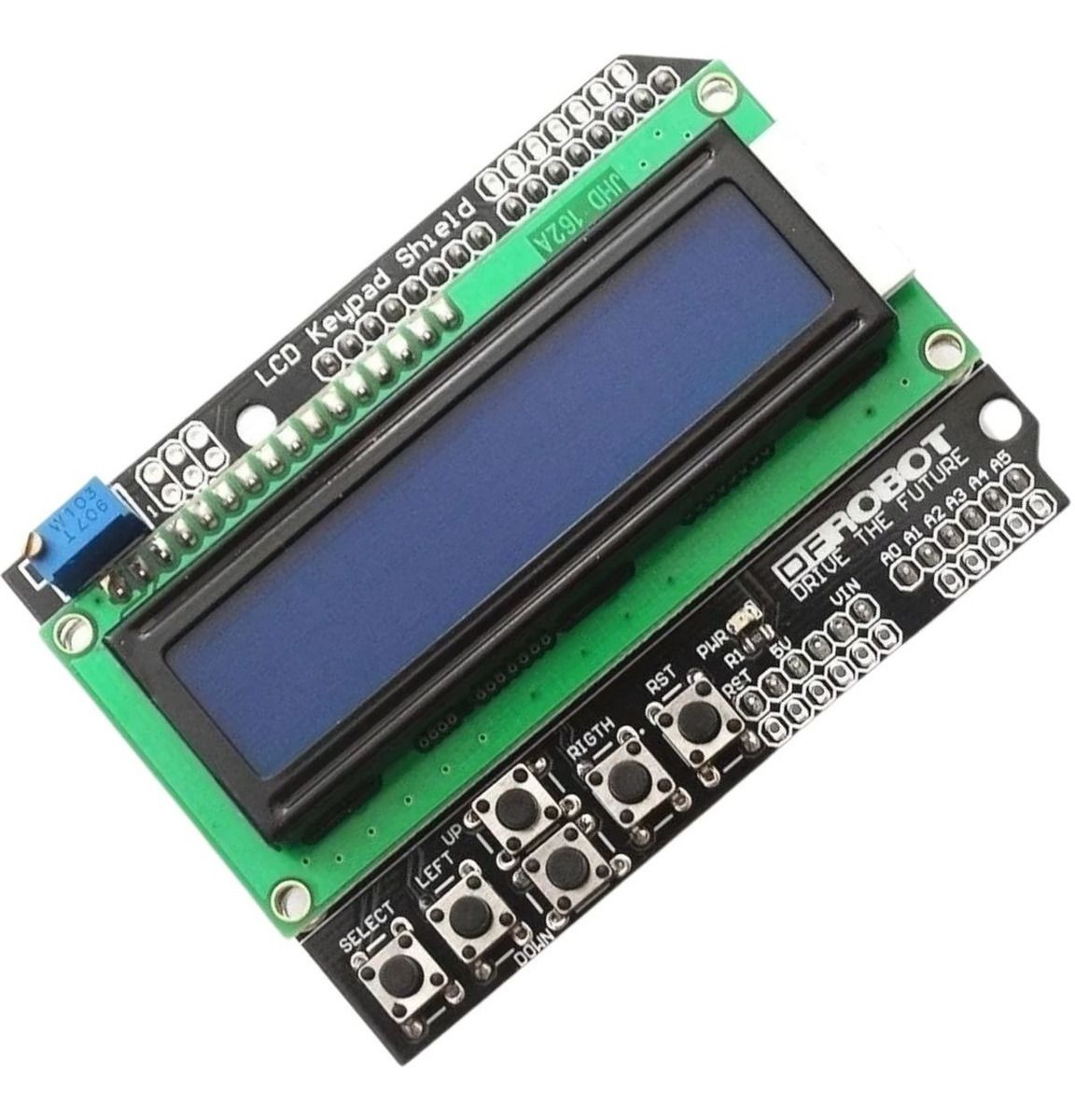 Display Lcd Keypad Shield 1602 16X2 Com Botoes Para Arduino - Keypad ...