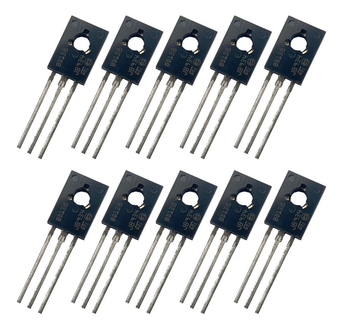 50x BD138 PNP Power Transistors – TO-126 Package, New Unbranded/Generic