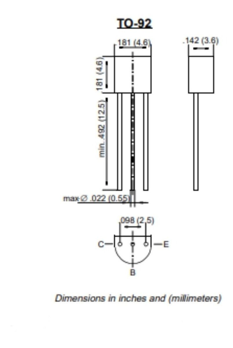 BC547 NPN Transistor 50V 100mA 500mW - MECHATRONX | MAKING CREATIVITY - View #2