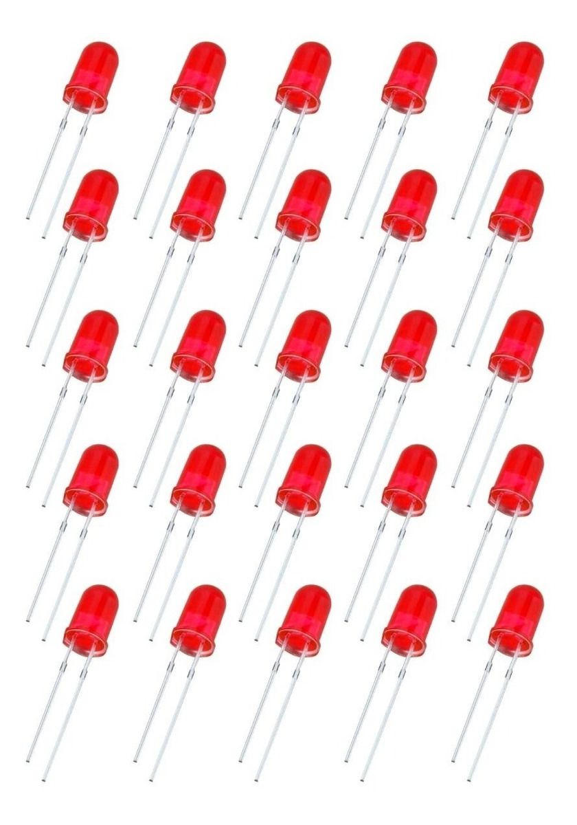 Red LED Bar Arrays LED 5MM RED CLEAR - Agarwal Electronics 5mm Red LEDs