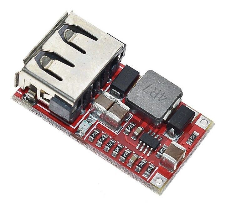 Modulo Convertitore DC-DC Step-Down 6V-24V A 5.2V 3A Con Doppia Porta USB - Per Auto O Progetti Fai Da Te - Foto 2
