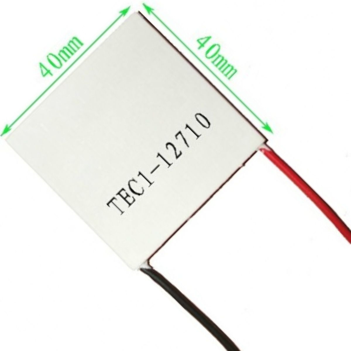 Aexit TEC1-12710 10A 12V 100W 40x40x3,5mm Modulo piastra Peltier con raffreddamento termoelettrico ID: 160621