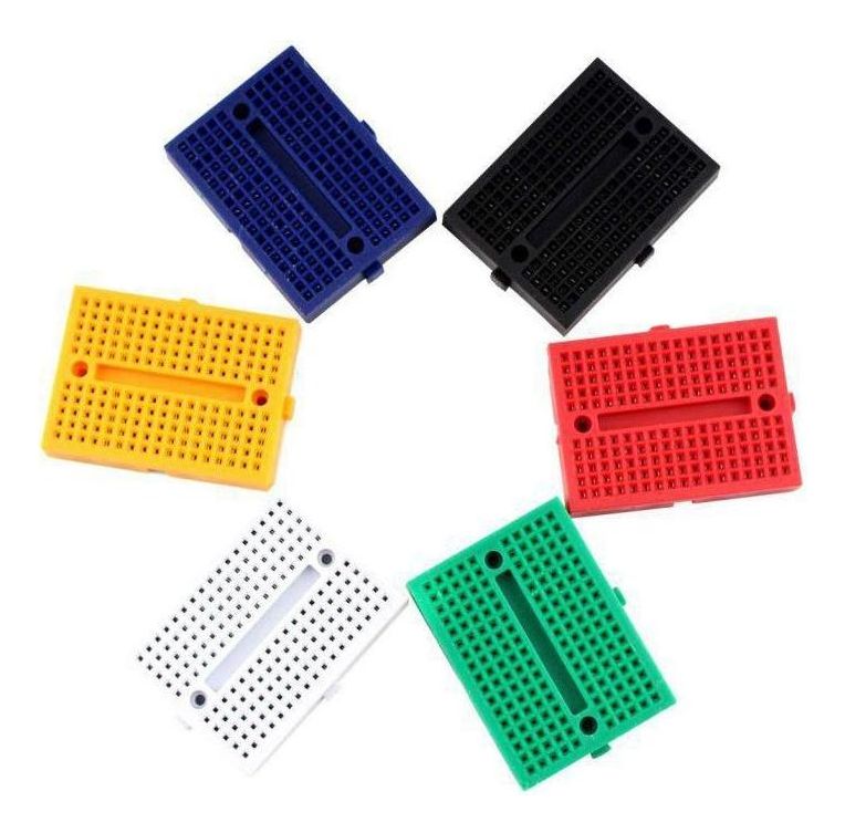 Kit com 6 Protoboard 170 Pontos para Arduino - 6 Cores - Smartcomp seu ...