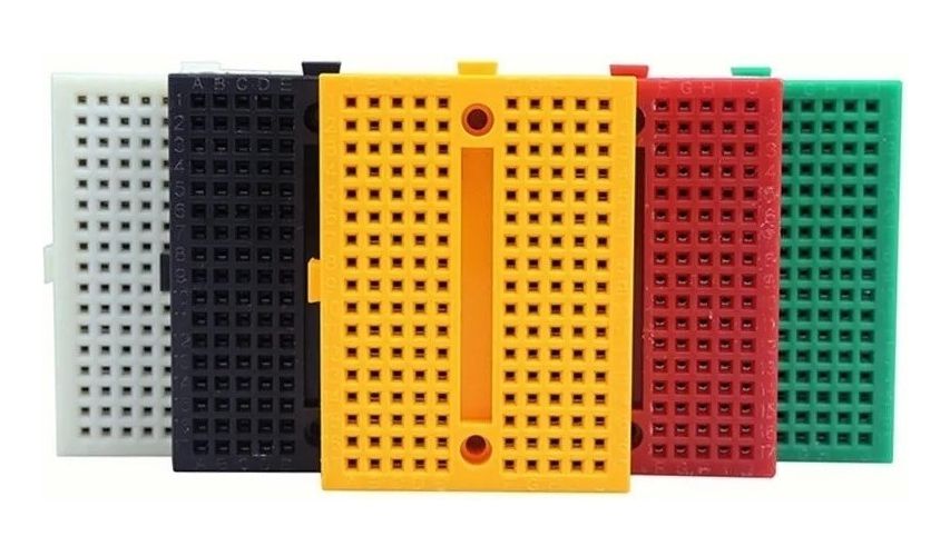 Kit com 6 Protoboard 170 Pontos para Arduino - 6 Cores - Smartcomp seu ...
