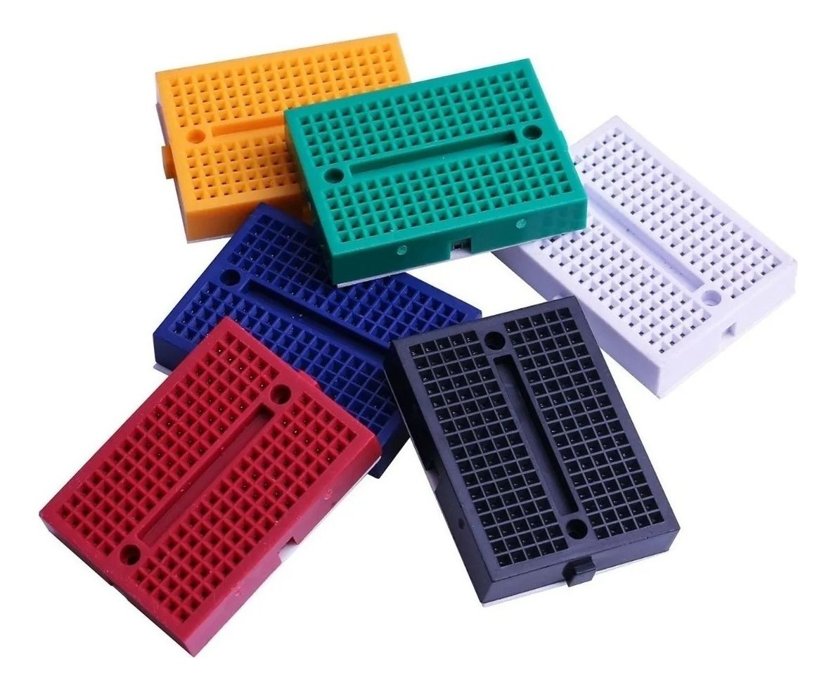 Kit com 6 Protoboard 170 Pontos para Arduino - 6 Cores - Smartcomp seu ...