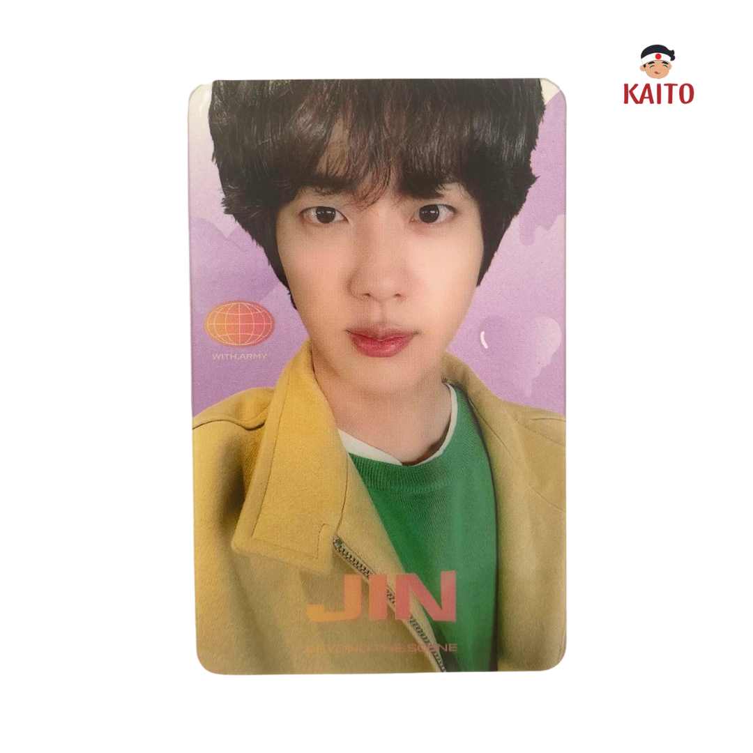 Photocard BTS Transparente 1 Unidade Sortido Fan Made - Lojas