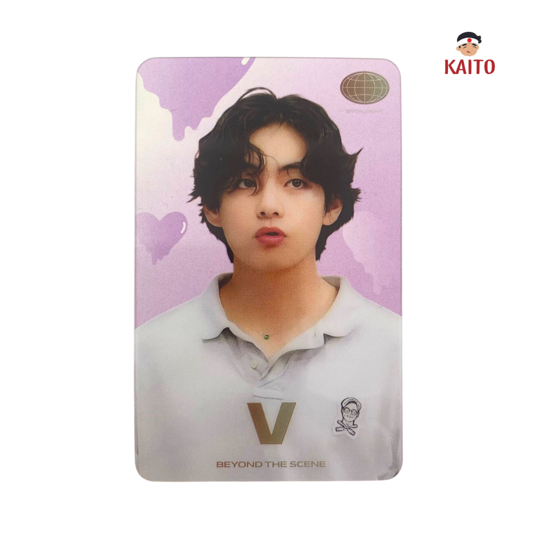 Photocard BTS Transparente 1 Unidade Sortido Fan Made - Lojas
