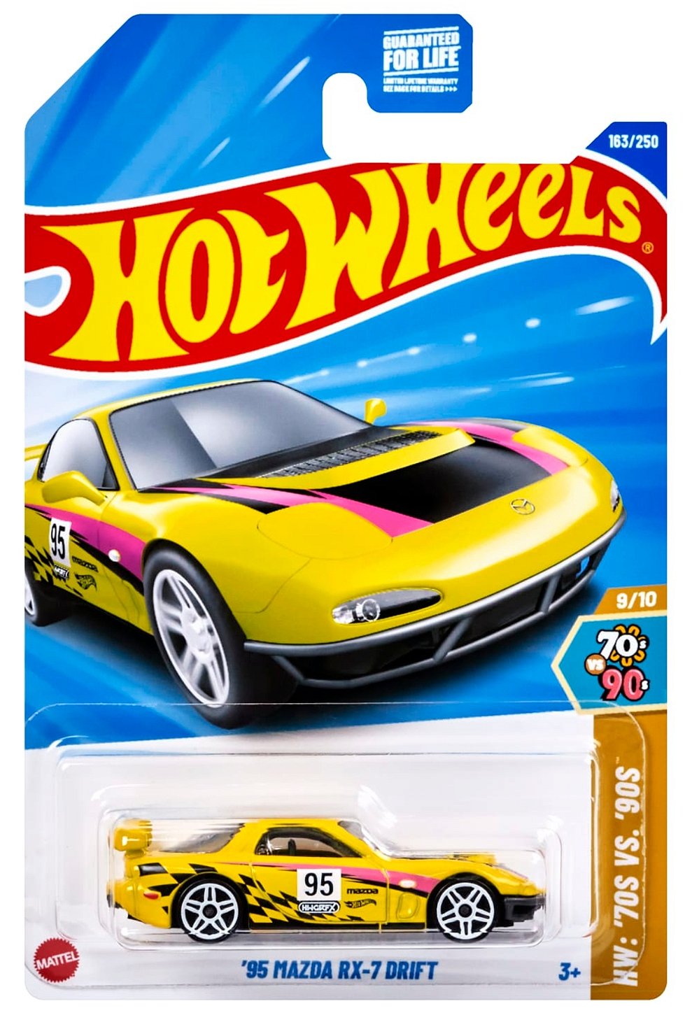 95 Mazda RX-7 Drift - HYY95 | Hot Wheels Linha Básica 2025 - Nº