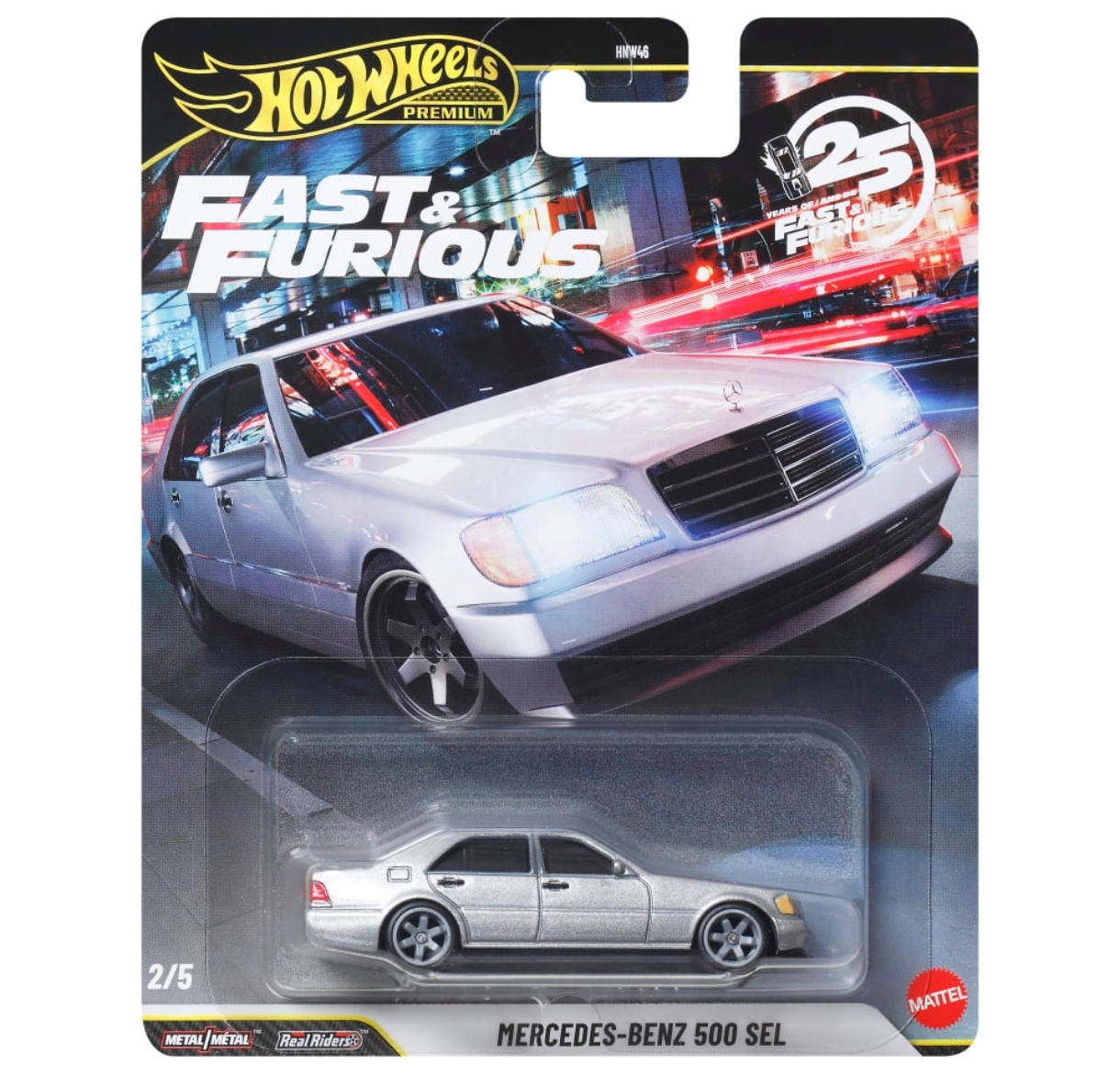 Mercedes-Benz 500 SEL Hot Wheels Fast & Furious 1:64 - JHW67 - LD