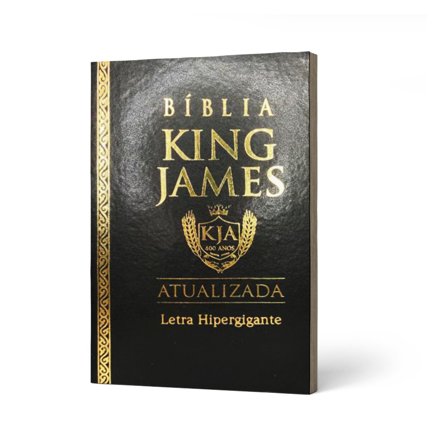 BIBLIA KING JAMES ATUALIZADA LETRA ULTRAGIGANTE PRETA - Livraria OArado