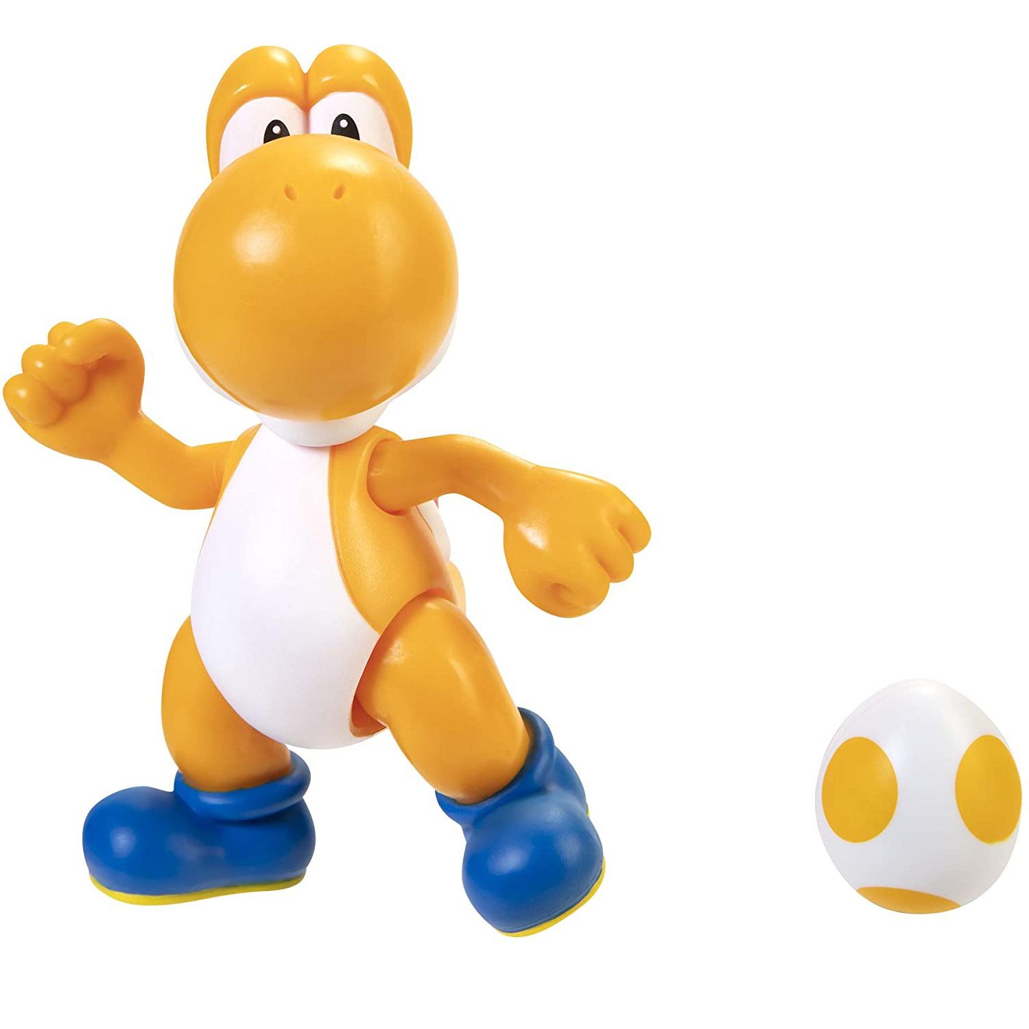 Super Mario Boneco Yoshi Laranja Articulado - Candide - Nikity