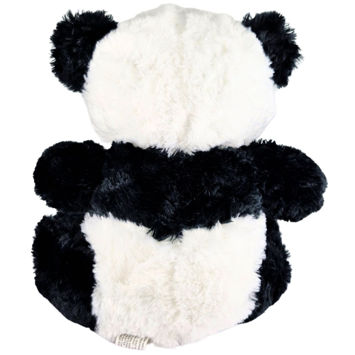 Urso Panda de Pelúcia Sentado Com Laço 35cm - Fizzy - Nikity Toys