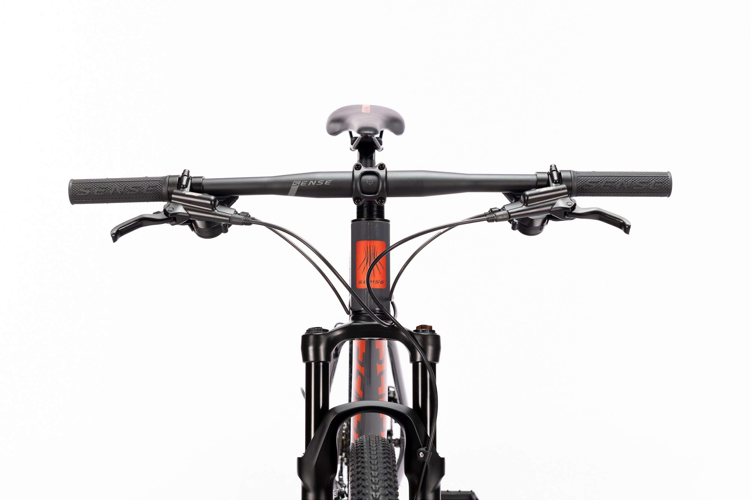 BICICLETA SENSE ONE CINZA GRAFITE/LARANJA 2023 - Loja Central