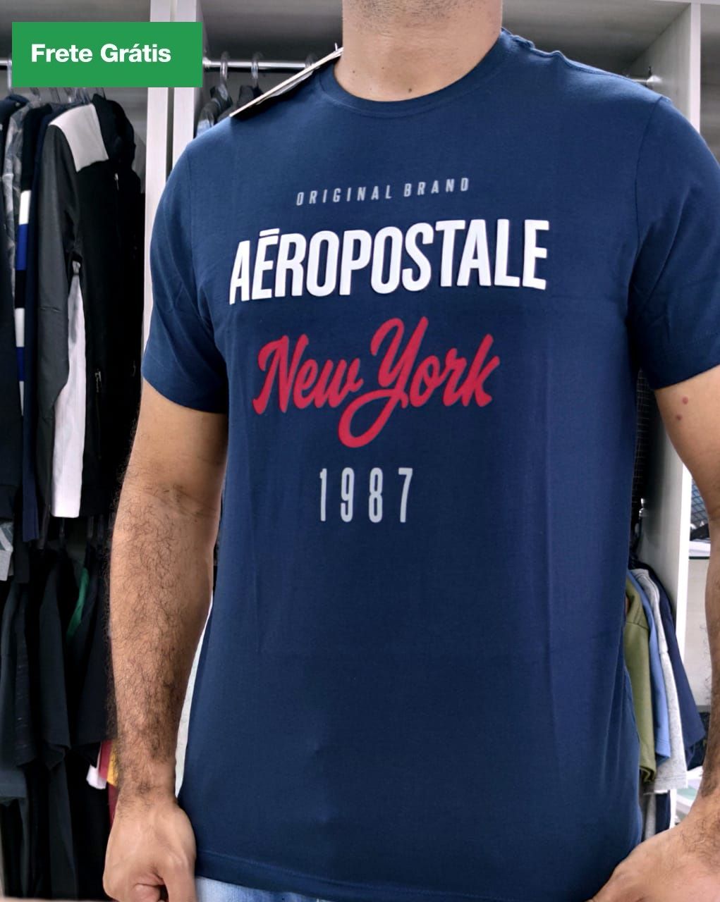 Camiseta Aeropostale Estampada - MS Boutique